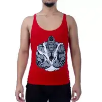 King Kong Tank Top Atlet Kırmızı